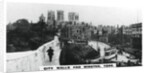 City walls and Minster, York by Anonymous
