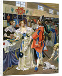 Les Galeries de Bois during the reign of Louis XIII by Ferdinand Sigismund Bac