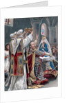 The taking of the oath by Edward the Confessor, Winchester by Anonymous