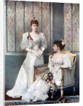 The Princess Victoria and Princess Charles of Denmark by W&D Downey