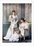 The Princess Victoria and Princess Charles of Denmark by W&D Downey
