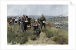 Tsar Alexander II of Russia and his staff by Anonymous