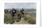 Tsar Alexander II of Russia and his staff by Anonymous
