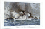Battle of Santiago de Cuba by Willy Stower