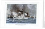 Battle of Santiago de Cuba by Willy Stower