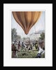 Joseph Louis Gay-Lussac's hot air balloon ascent, Paris, September 1804 by Anonymous