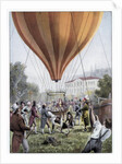 Joseph Louis Gay-Lussac's hot air balloon ascent, Paris, September 1804 by Anonymous