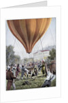 Joseph Louis Gay-Lussac's hot air balloon ascent, Paris, September 1804 by Anonymous