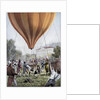 Joseph Louis Gay-Lussac's hot air balloon ascent, Paris, September 1804 by Anonymous