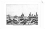 Tsar Nicholas I of Russia in Moscow by Anonymous