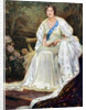 Queen Elizabeth in coronation robes by Anonymous