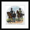Officer of Hussars, Officer, infantry of the Line, Gunner, horse artillery by Anonymous