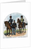 Officer of Hussars, Officer, infantry of the Line, Gunner, horse artillery by Anonymous