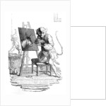 An Ape painting an Ass by George Bickham