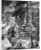 The burning of the Temple at Ephesus by Paul Sandby