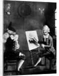 The Macaroni Painter, or Billy Dimple sitting for his picture by Robert Dighton