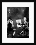 The Macaroni Painter, or Billy Dimple sitting for his picture by Robert Dighton