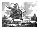 The Journalist with a view of Auchinleck or The Land of Stones by Thomas Rowlandson