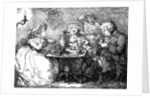 James Boswell, his wife, and Dr Johnson at tea in Edinburgh by Thomas Rowlandson