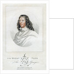 'Henry Vane the Younger', statesman and Member of Parliament by Anonymous