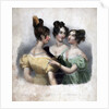 Three 19th century ladies by Maxim Gauci