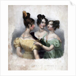 Three 19th century ladies by Maxim Gauci