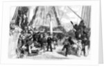 The Queen's Visit to Cherbourg - Piping Hands to Man Yards by Anonymous