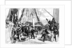 The Queen's Visit to Cherbourg - Piping Hands to Man Yards by Anonymous