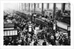 Arrival of Train at North Station, Paris by Ernest Flammarion