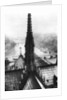 The spire of Notre Dame seen from the towers, Paris by Ernest Flammarion