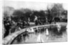 Toy boats at the Tuileries Gardens, Paris by Ernest Flammarion