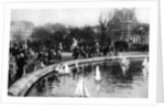 Toy boats at the Tuileries Gardens, Paris by Ernest Flammarion
