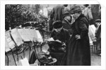 Stamp sellers in the Champs Elysees, Paris by Ernest Flammarion