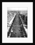 View of the Avenue des Champs Elysees, Paris by Ernest Flammarion