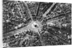 A bird's eye view of the Place de L'Etoile and the Arc de Triomphe, Paris by Ernest Flammarion
