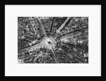 A bird's eye view of the Place de L'Etoile and the Arc de Triomphe, Paris by Ernest Flammarion