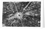 A bird's eye view of the Place de L'Etoile and the Arc de Triomphe, Paris by Ernest Flammarion