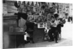 Newspaper stand, Paris by Ernest Flammarion