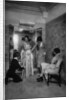Trying on a dress at a great dressmakers, Paris by Ernest Flammarion