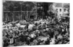 Outside the Central Market, Paris by Ernest Flammarion