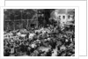 Outside the Central Market, Paris by Ernest Flammarion
