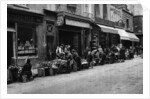 Vegetable sellers in the Central Market quarter, Paris by Ernest Flammarion