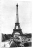 The Eiffel Tower from Trocadero, Paris by Ernest Flammarion