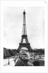 The Eiffel Tower from Trocadero, Paris by Ernest Flammarion