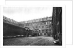 Courtyard of Saint Lazare women's prison, Paris by Ernest Flammarion