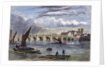 Old Westminster Bridge in 1754 by Anonymous