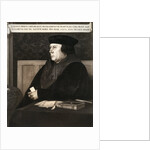 Thomas Cromwell, Earl of Essex by Hans Holbein The Younger