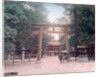 Torii, shrine gate, Nishigamo, Kyoto, Japan by Anonymous