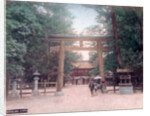 Torii, shrine gate, Nishigamo, Kyoto, Japan by Anonymous