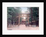 Torii, shrine gate, Nishigamo, Kyoto, Japan by Anonymous